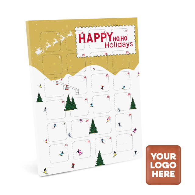 Advent Calendars ’24 – Maxi Advent Calendar – Milk Chocolate³ – 41% Cocoa – 3D Branding